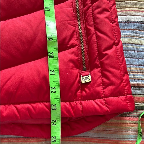 MK Michael Kors Women Red Vest Hoodie Front Zip XS - Picture 8 of 11